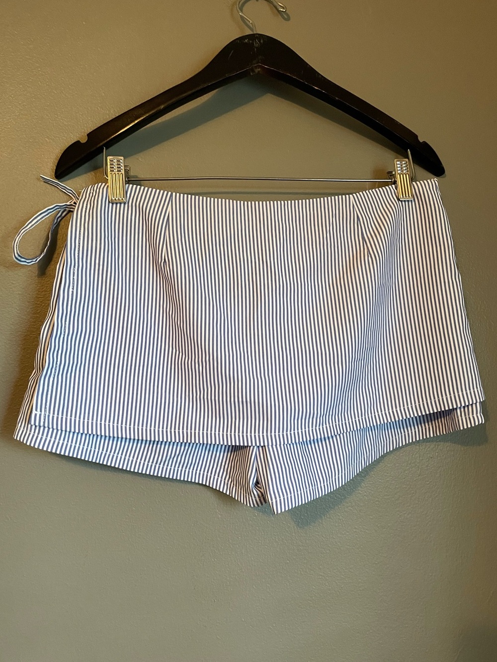 NWT Lioness Sz Small Blue White Striped Country Side Skort Lux Pockets Ret $90! - Picture 14 of 14